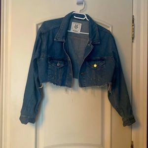 Pull&Bear cropped denim jacket